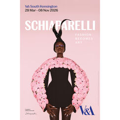 Schiaparelli: Fashion Becomes Art exhibition poster