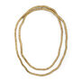 Long, flexible gold-tone necklace that can be shaped or layered.