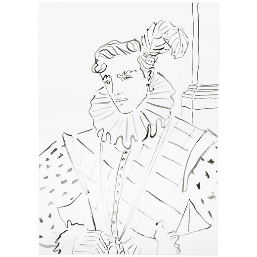 Elizabethan Man print by Luke Edward Hall – limited edition