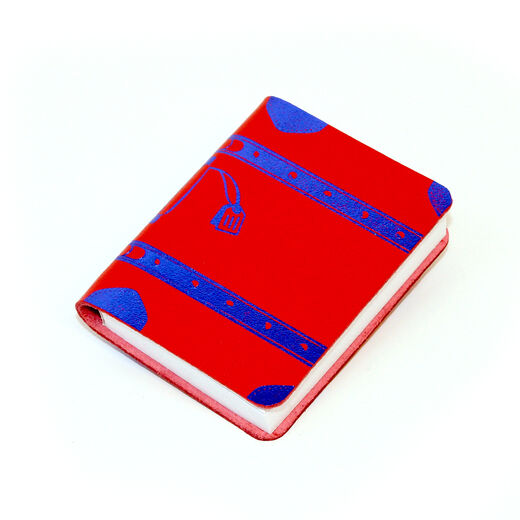 Red luggage mini notebook