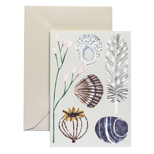 Winter finds greeting card