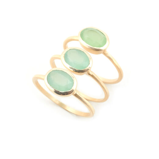 Jade rings by Shan Shan - L