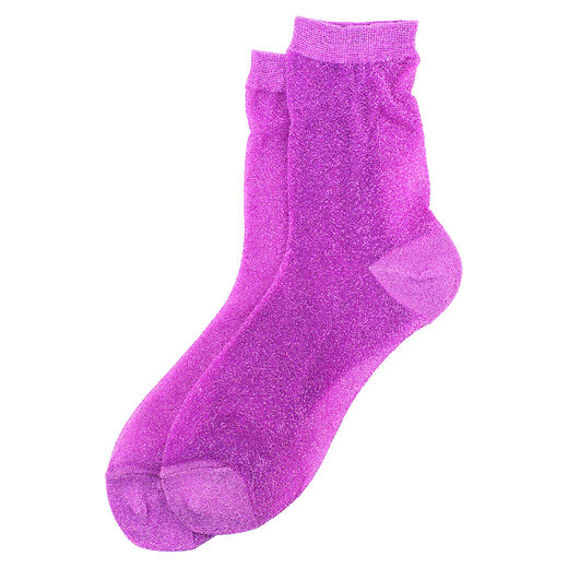 Glitter pink socks
