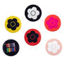 Mary Quant black daisy button badge