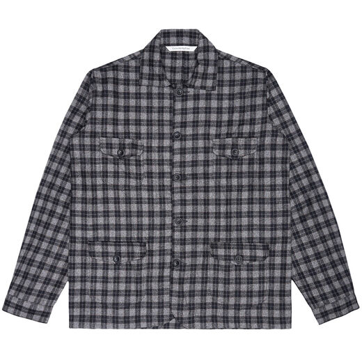 Grey check tweed jacket by Lane Fortyfive