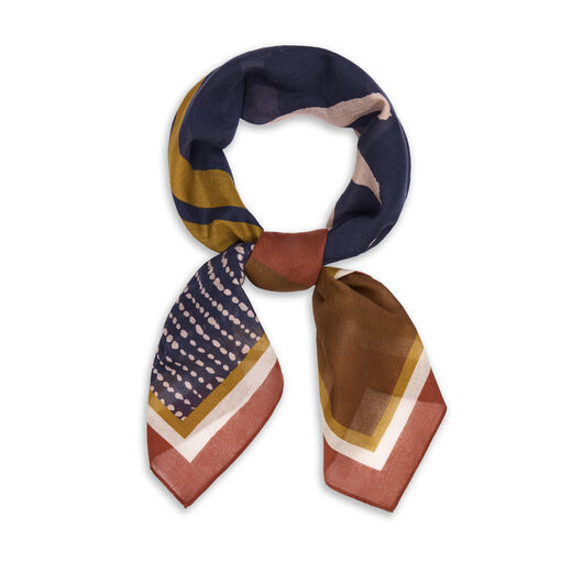 Abstract seascape square scarf