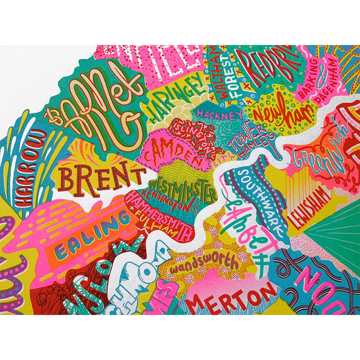 33 Boroughs print &ndash; limited, second edition