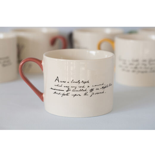 Edward Lear alphabet mug - A