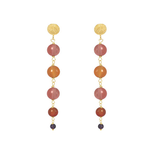 Mixed berry hook earrings by Mirabelle