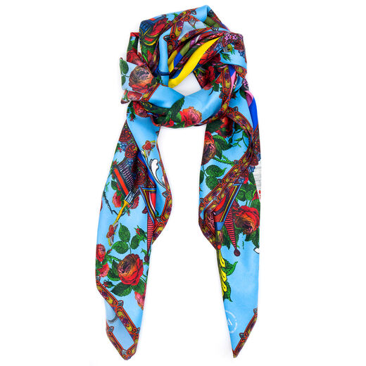 The Queen's Croquet-Ground silk scarf