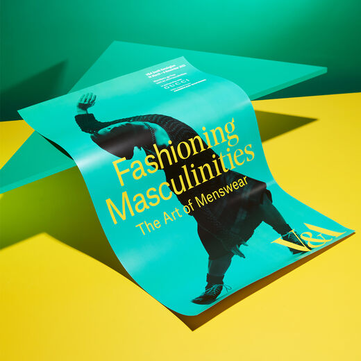Fashioning Masculinities: The Art of Menswear exhibition poster two
