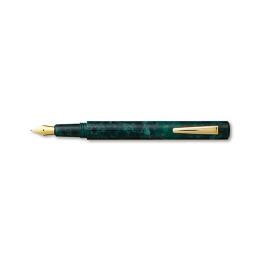 Green marble fountain pen