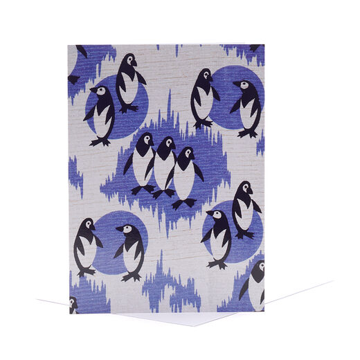 Penguin Print Christmas cards (pack of 8)