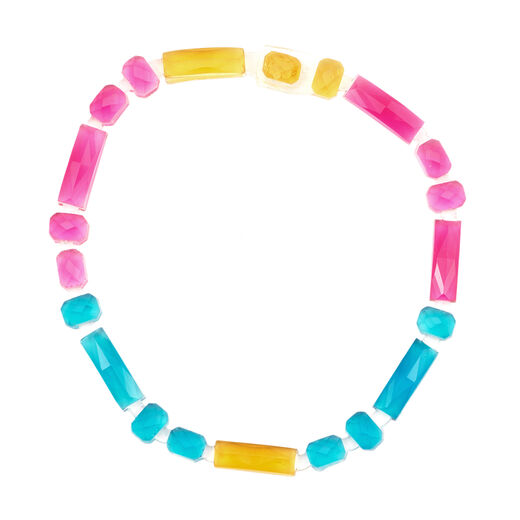 Single resin jewel necklace by Corsi Design