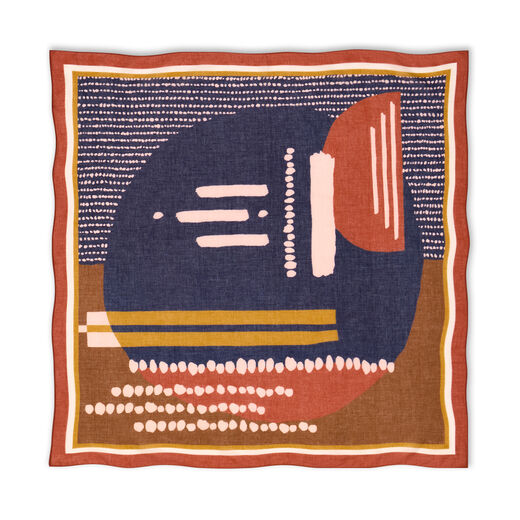 Abstract seascape square scarf