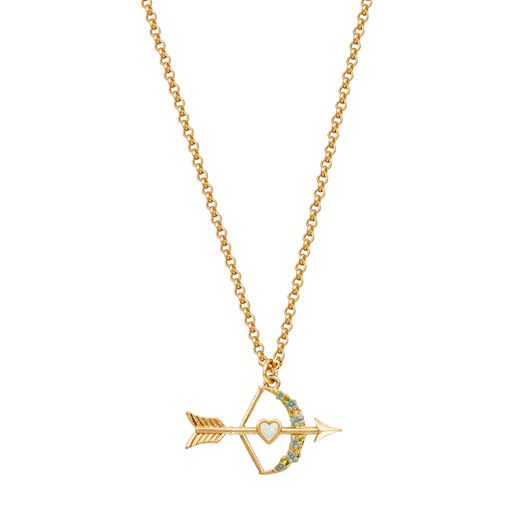 Cupid&rsquo;s bow and arrow necklace by Fable England