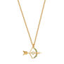 Cupid&rsquo;s bow and arrow necklace by Fable England
