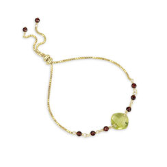 Lemon quartz slider bracelet by Mounir