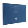 V&A A3 blue sketchbook