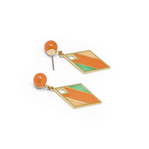 Art Deco diamond drop earrings