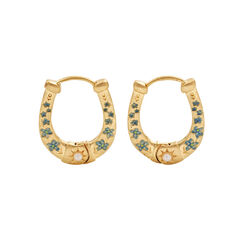 Horseshoe hoop earrings by Fable England