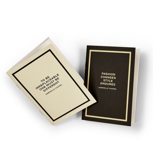 Gabrielle Chanel. Fashion Manifesto Cream A6 Notebook, V&A Chanel  Exhibition Collectables & Gifts
