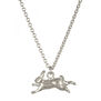 Leaping rabbit necklace by Alex Monroe