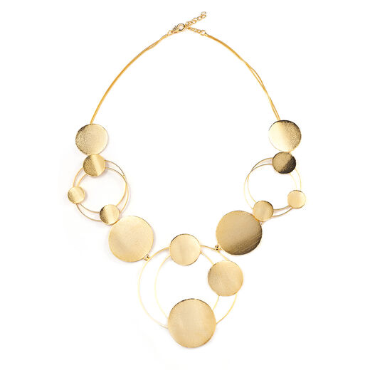 Statement circles necklace by Fo.Be