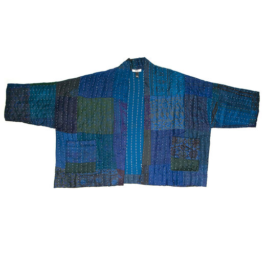Kantha silk jacket