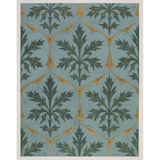 Owen Jones blue leaf enamel cufflinks by Azga