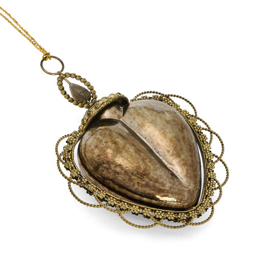 Heart glass decoration