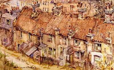 Cottages at Crouch End Hill
