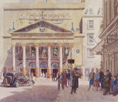 Porch of the Haymarket Theatre