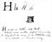 H was a little old Hat
