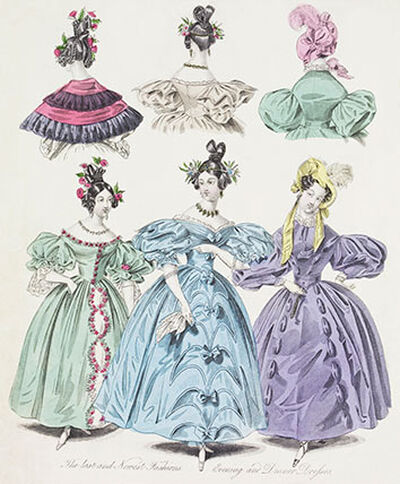 The Last and Newest Fashions: Evening and Dinner Dresses