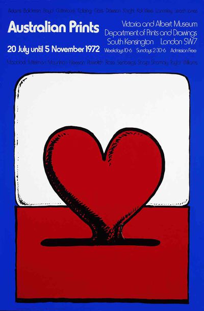 Australian Prints exhibition poster