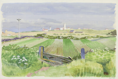 View across the fields