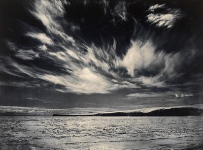 Cirrus Clouds over the Barne Glacier