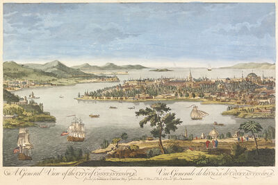 A general view of the city of Constantinople