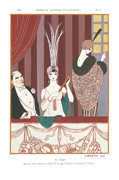 La Loge, fashion plate
