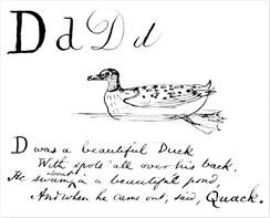 D was a beautiful Duck