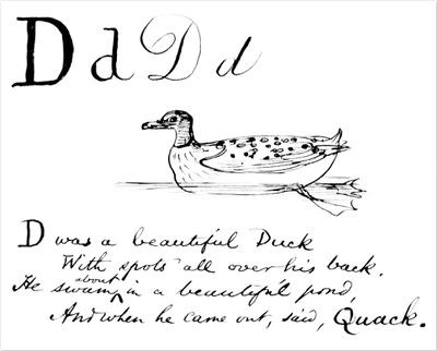 D was a beautiful Duck