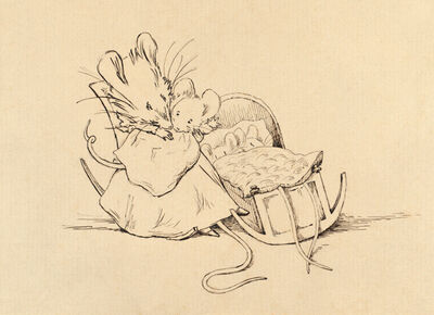 Mouse and cradle