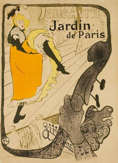 Jane Avril at the Jardin de Paris