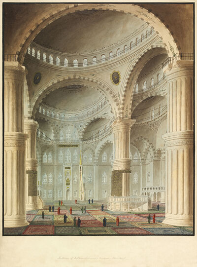 Interior of Sultan Achmet's Mosque, Stamboul&rsquo;​