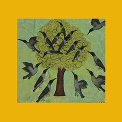 Tree with Crows Perched in its Branches