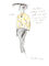Balenciaga moire full back jacket, fashion illustration