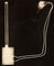 Abstract composition, battery, wire, bulb