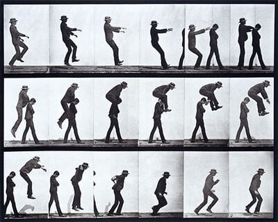 Leapfroging men