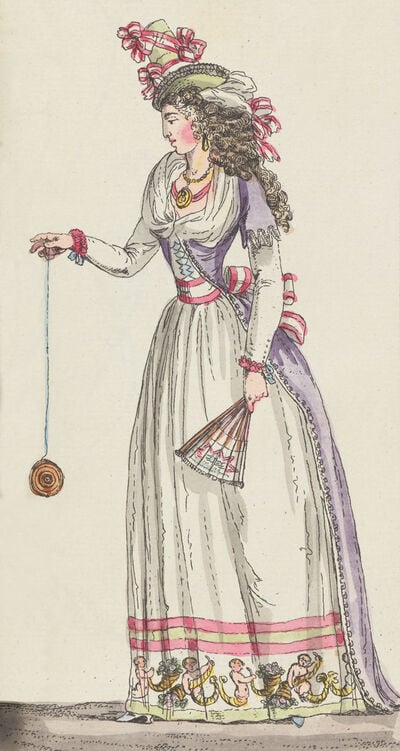 Lady with yo-yo, Journal des Luxus und der Moden